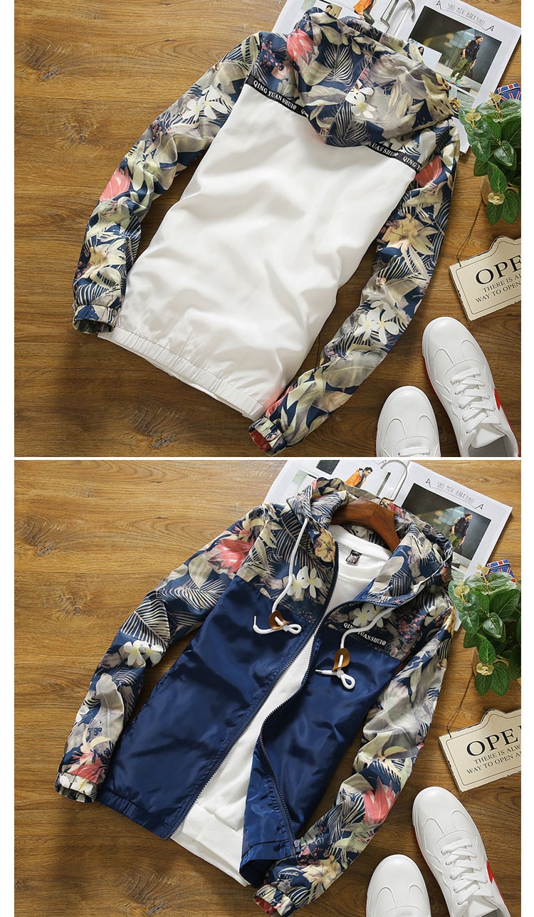 Women's Sport Hooded Windproof Jackets