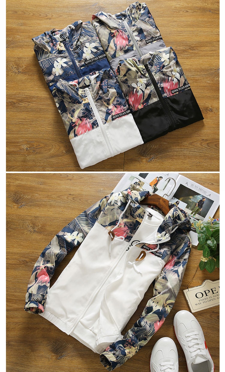 Women's Sport Hooded Windproof Jackets