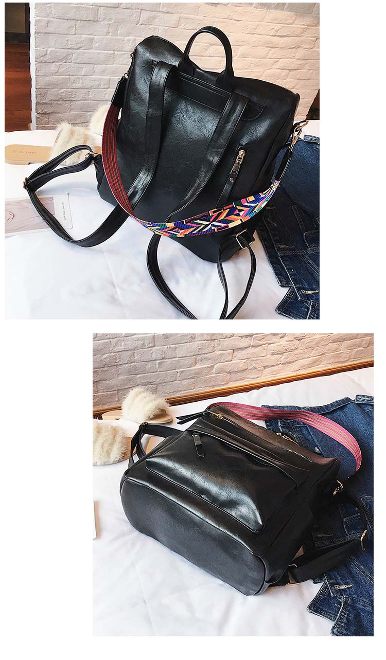Women's Large Capacity Retro Backpack