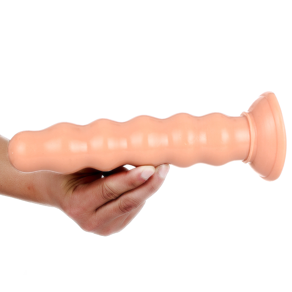 Anal Dildo Plug in Beige and Black Anal Dildo Plug in Beige and Black