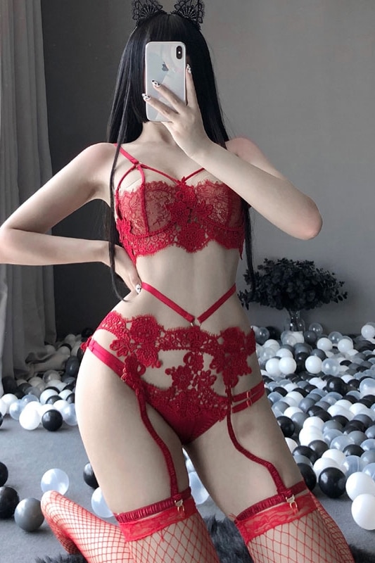Set Lingerie Cosplay da Donna