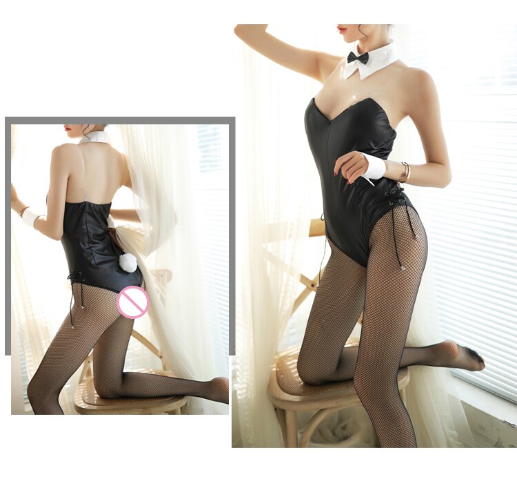 Costume da Coniglio in Ecopelle da Donna