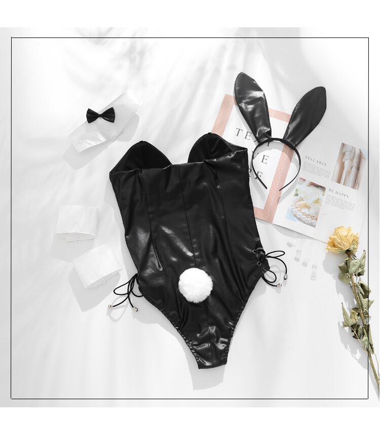 Costume da Coniglio in Ecopelle da Donna