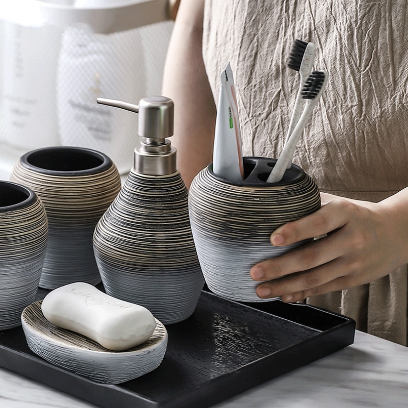 Handmade Ceramic Bathroom Accessories Sets Handmade Ceramic Bathroom Accessories Sets