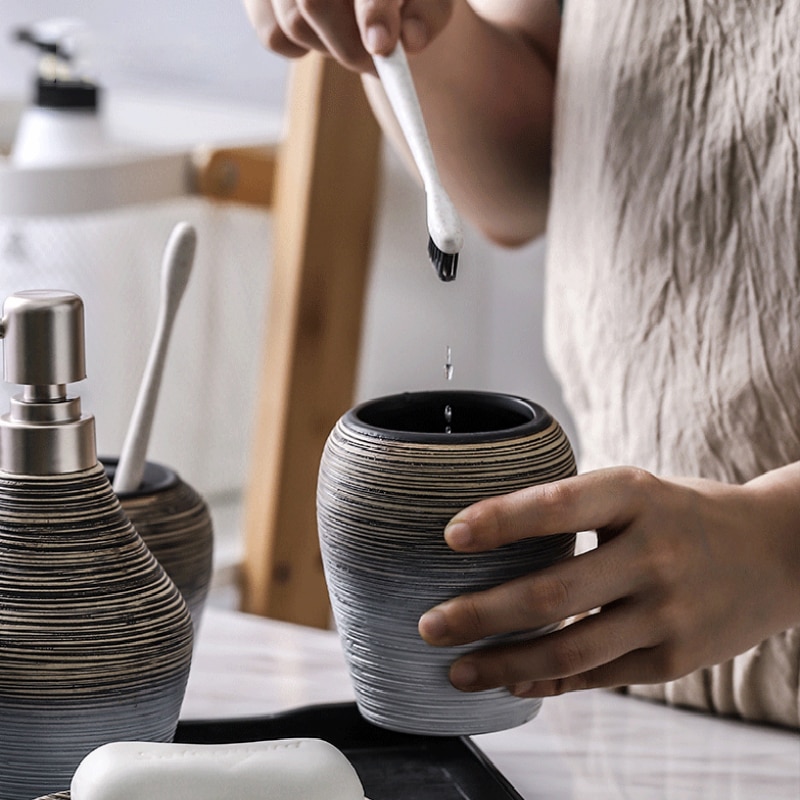 Handmade Ceramic Bathroom Accessories Sets Handmade Ceramic Bathroom Accessories Sets