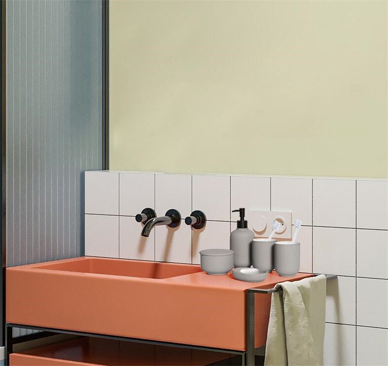 Matte Design Bathroom Accessories Set