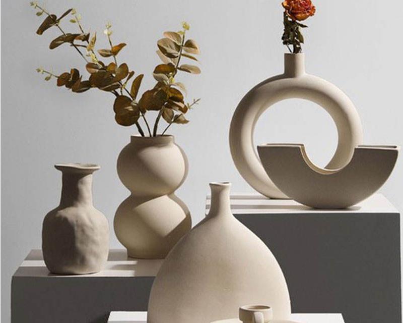 Nordic Style Ceramic Vase for Home Decor