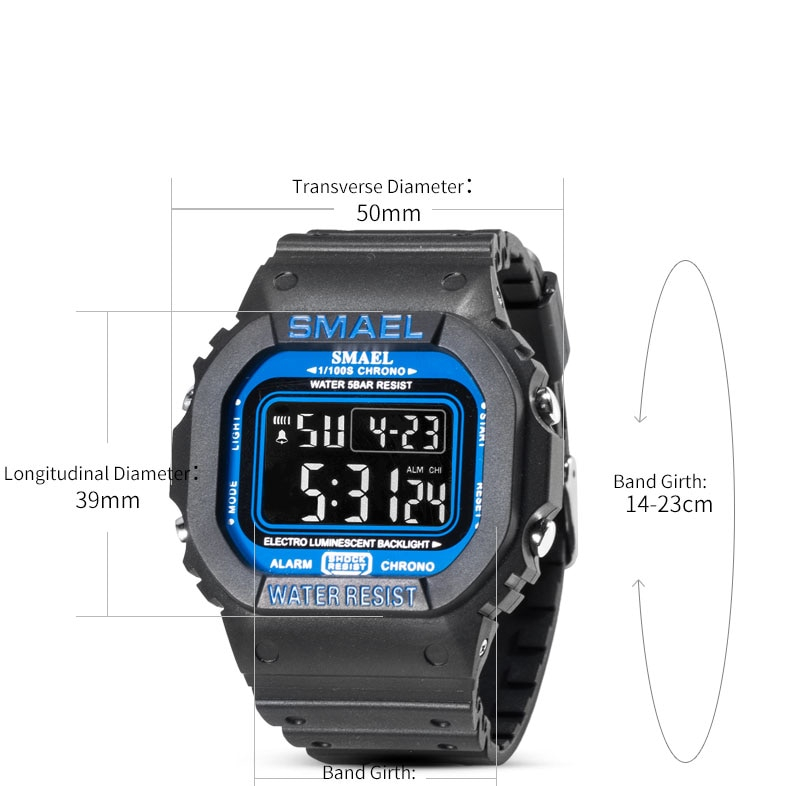 Men's Laconic Style Digital Sport Watches