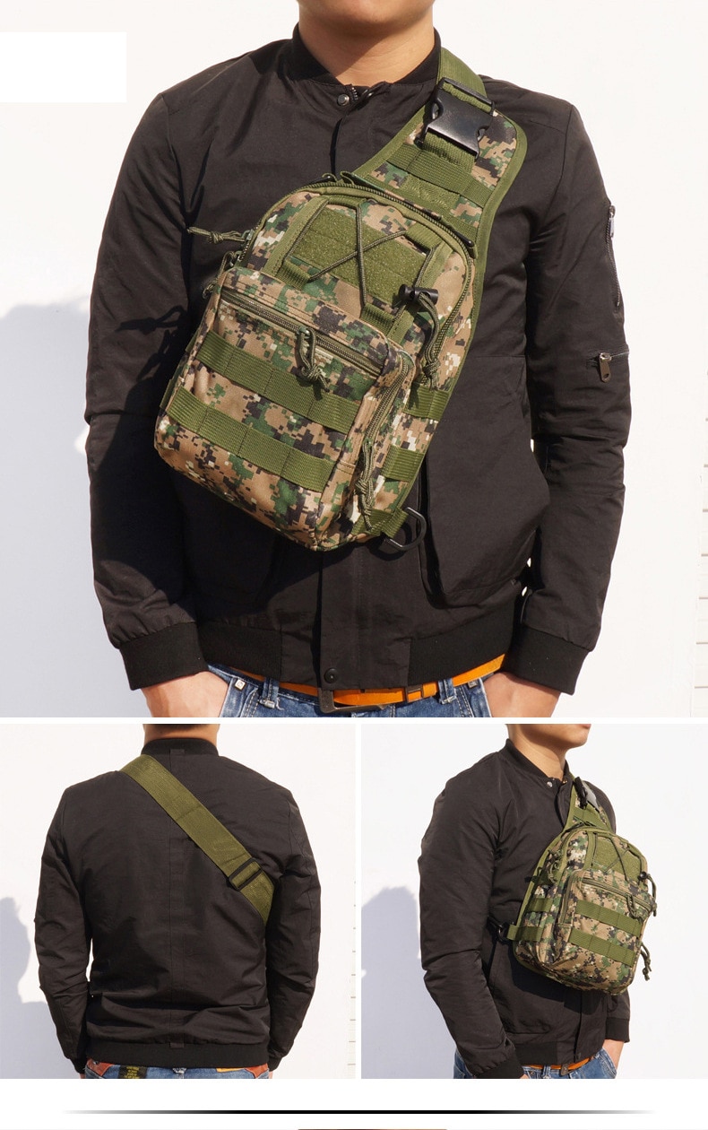 Camouflage Printed Shoulder Bag