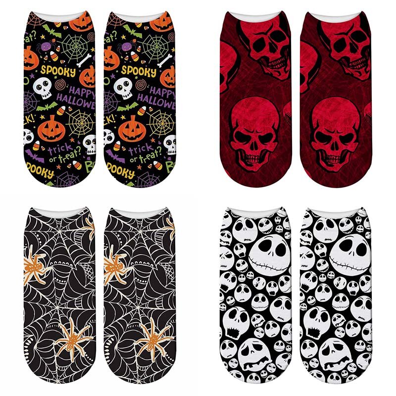 Unisex Short Halloween Socks