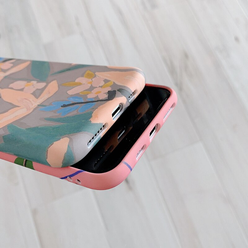 Colorful Flowers Patterned iPhone Case Colorful Flowers Patterned iPhone Case