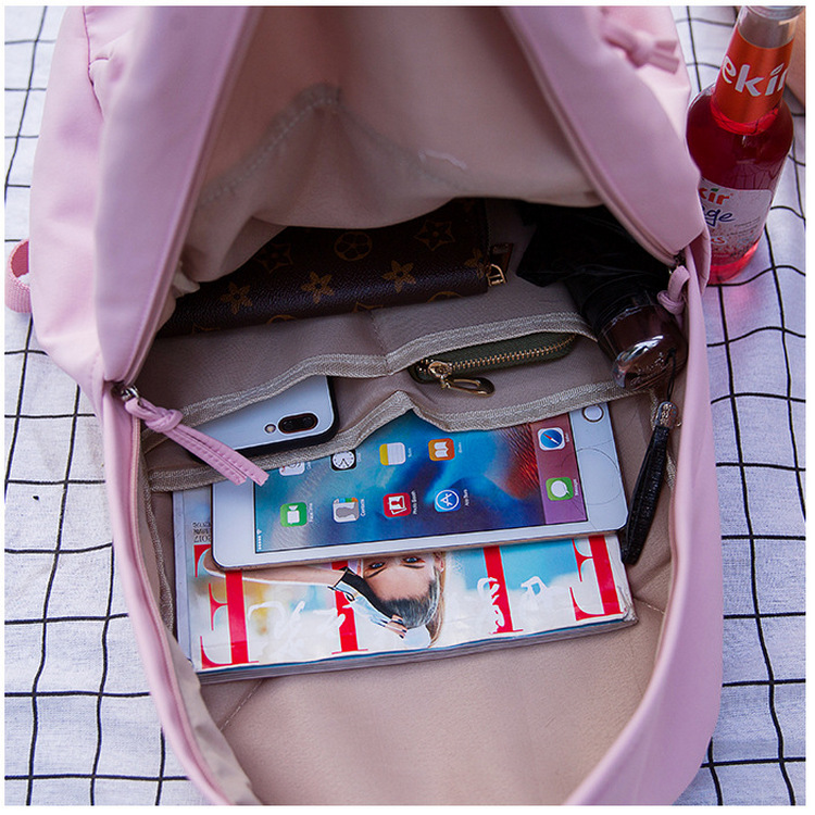 Girl's Waterproof Nylon School Bag