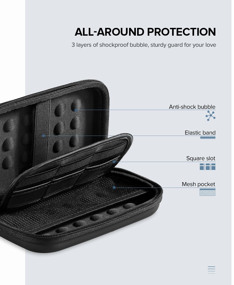 Big and Convenient Hard Case for Accessories