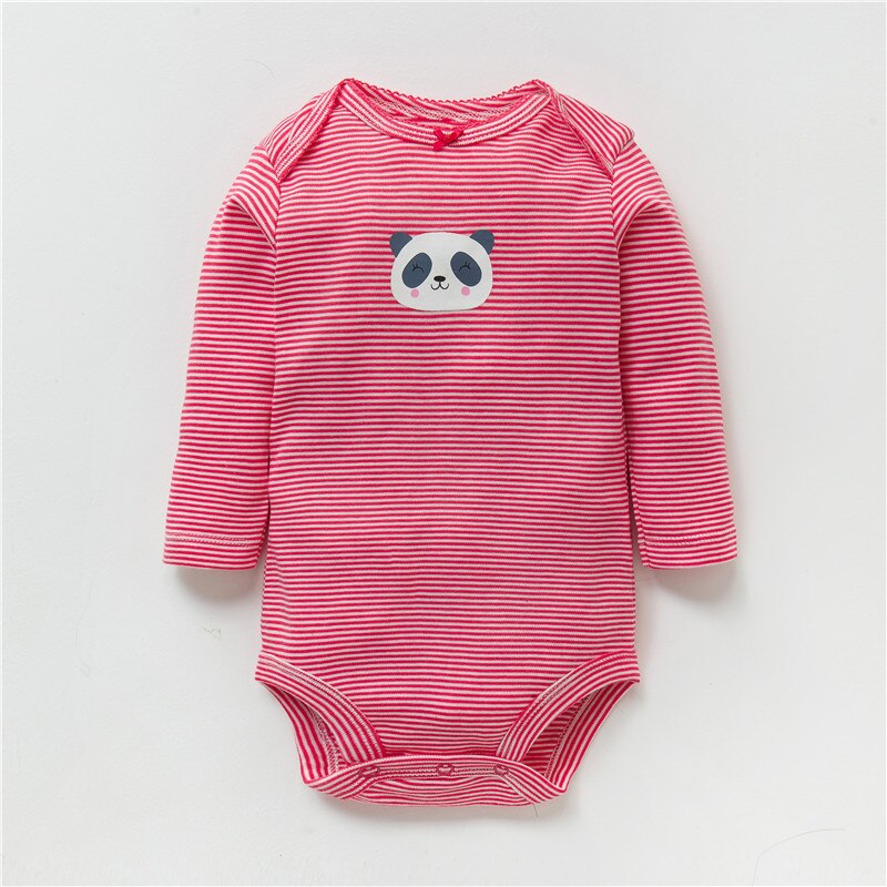 Long Sleeved Cotton Baby Rompers 5 pcs Set Long Sleeved Cotton Baby Rompers 5 pcs Set