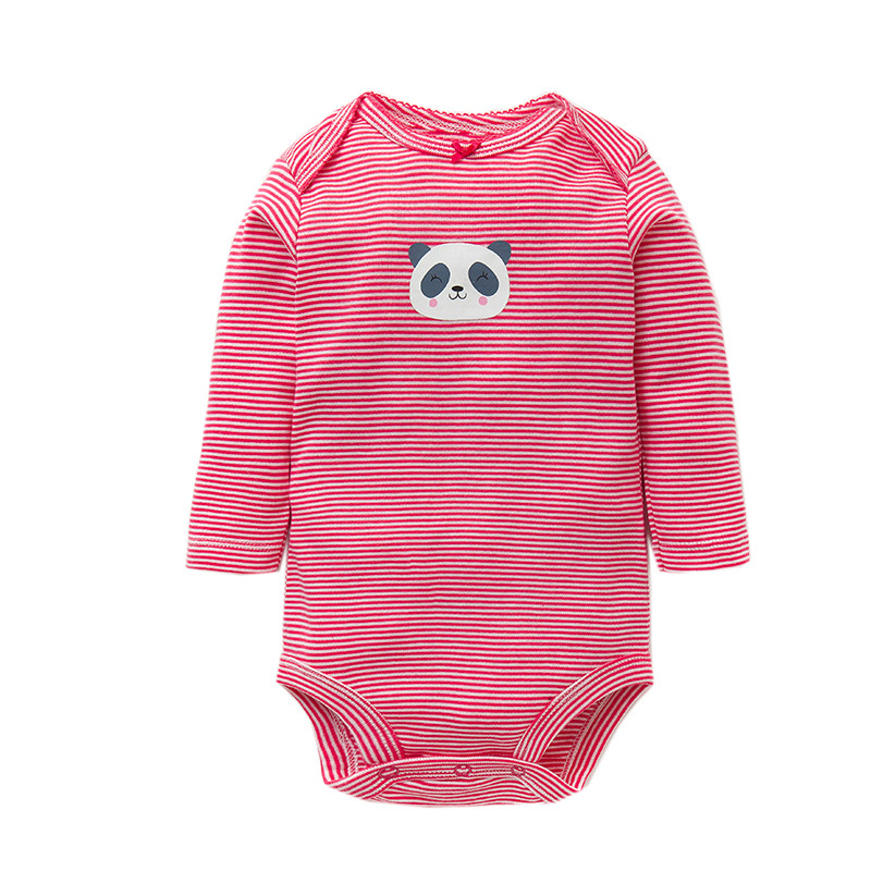 Long Sleeved Cotton Baby Rompers 5 pcs Set Long Sleeved Cotton Baby Rompers 5 pcs Set