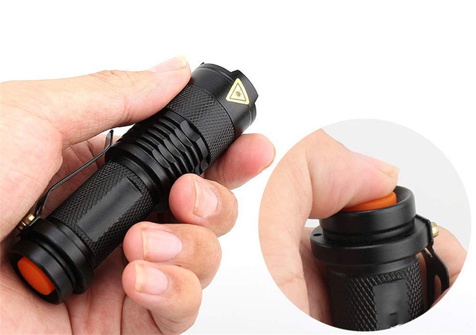 Tactical LED UV Flashlight