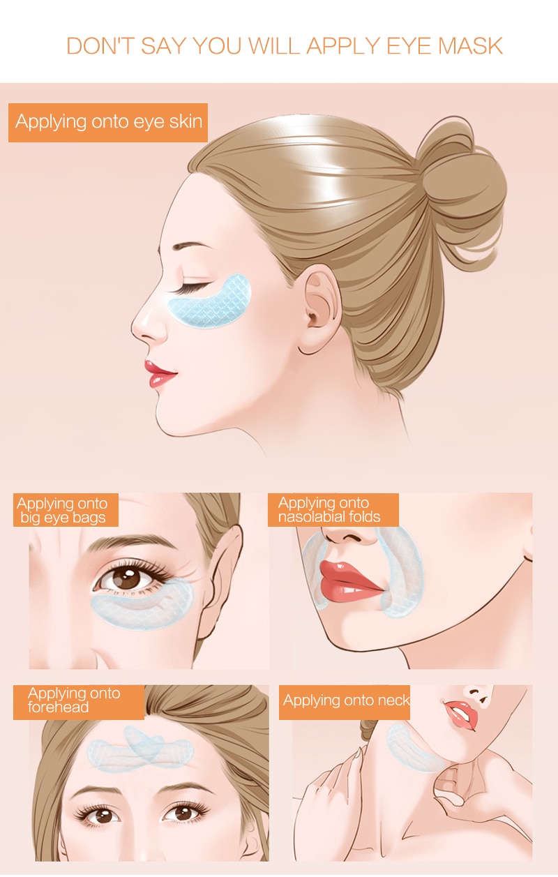 Gold Crystal Collagen Eye Patches 10 pcs/Set