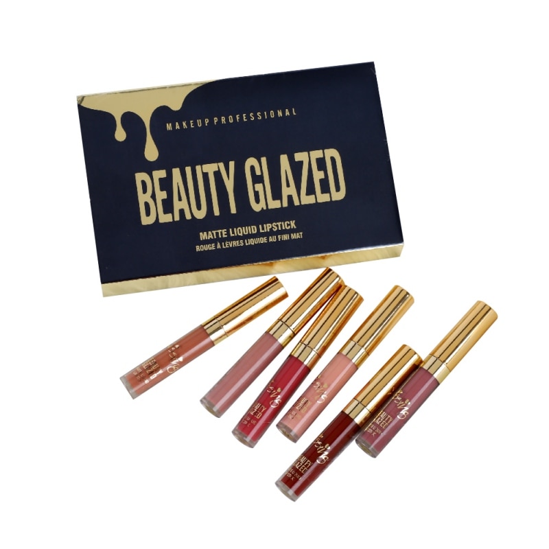 Velvet Matte Lip Gloss 6 Pcs Set
