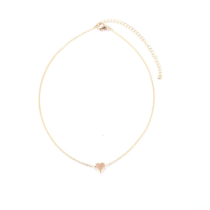 Collana con Ciondolo a Forma di Cuore da Donna