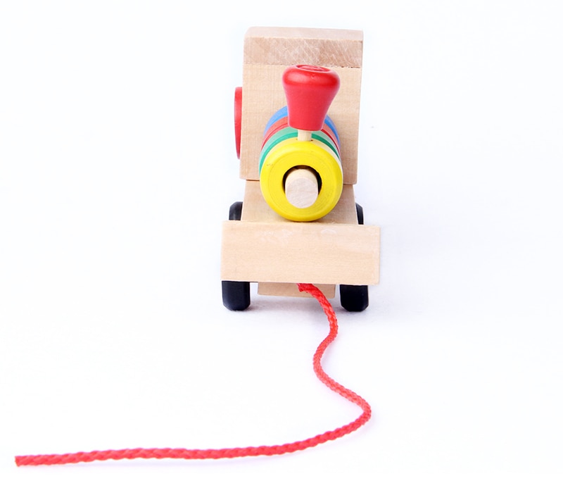 Kid's Wooden Train Montessori Toy