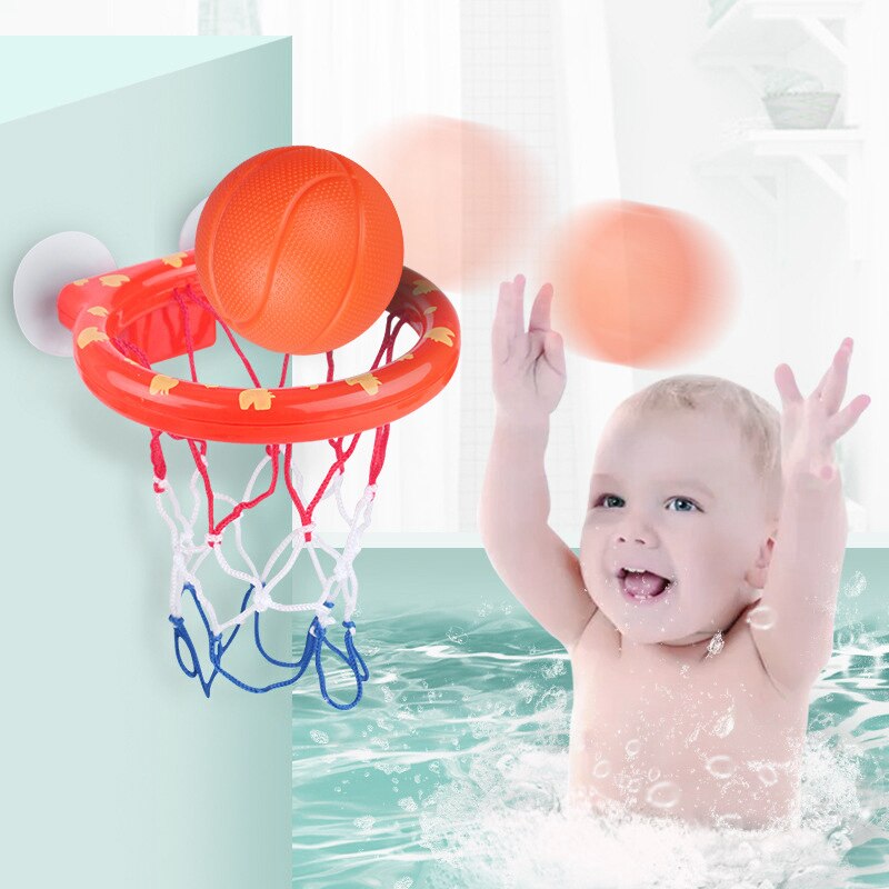 Basketball Hoop with 3 Balls Bath Toy for Kids