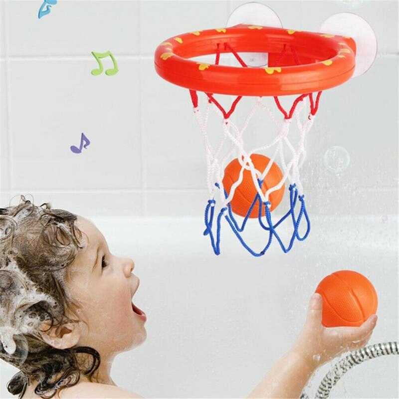 Basketball Hoop with 3 Balls Bath Toy for Kids