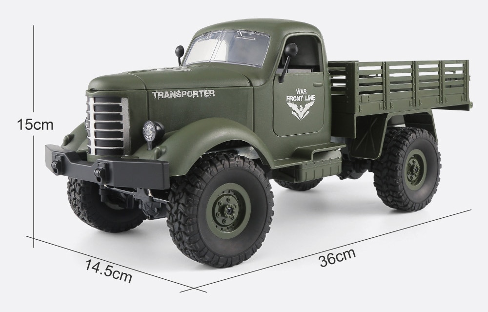 4WD and 6WD Military RC Truck Toy