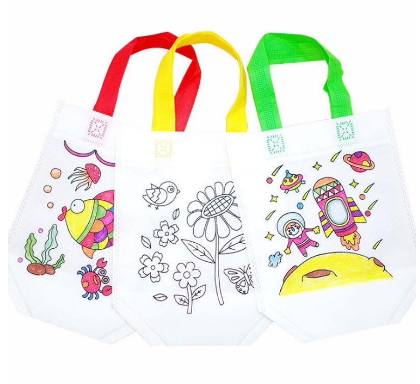 Kid's DIY Eco-friendly Bags 10 Pcs Set