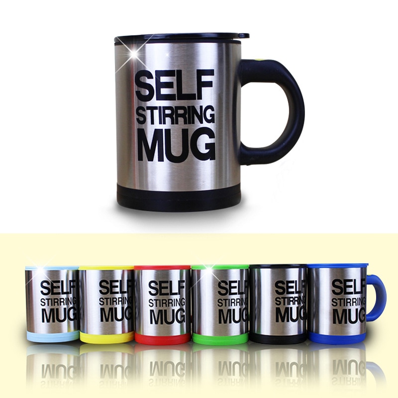 Stainless Steel Automatic Self-Stirring Mug