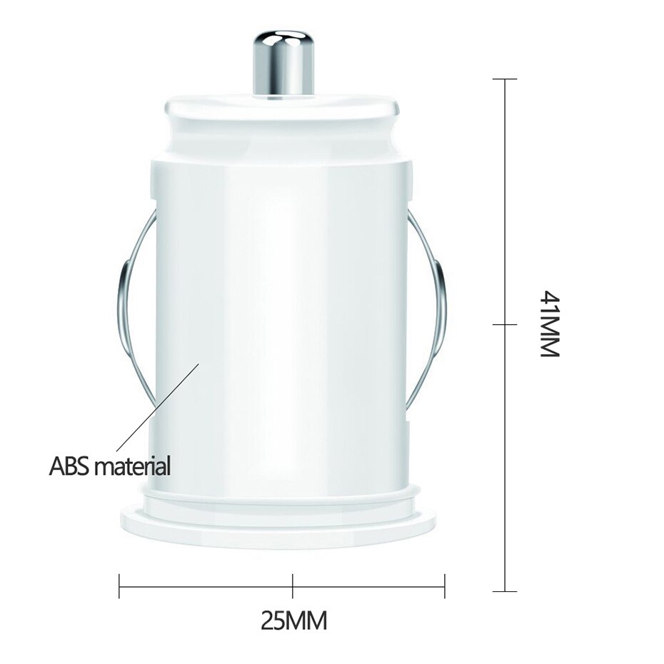 Car 2 Port USB Mini Charger