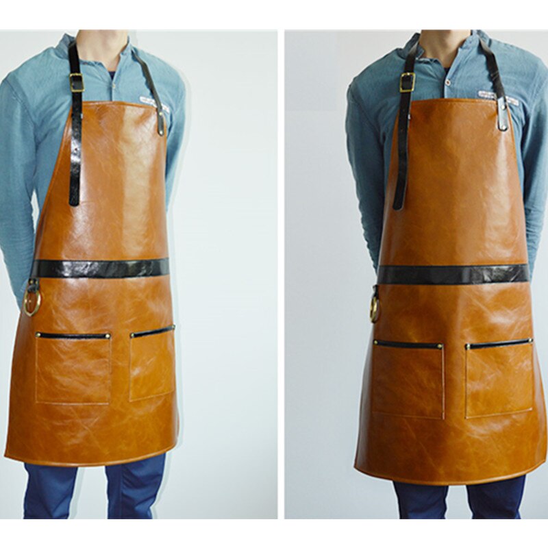 Unisex Leather Apron for Kitchen
