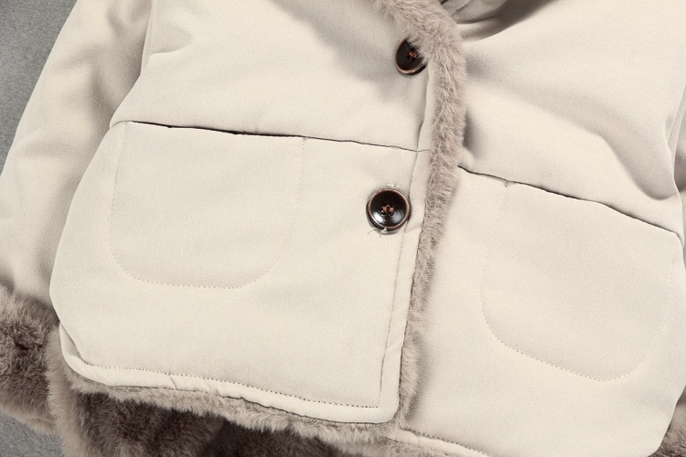 Soft Velvet Baby Parka