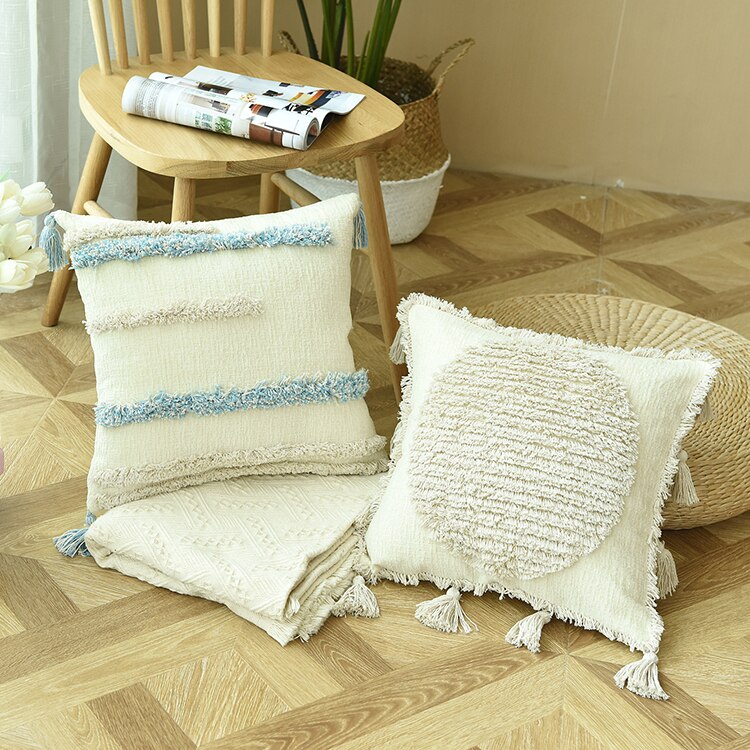 Boho Style Simple Cushion Cover for Home Decor