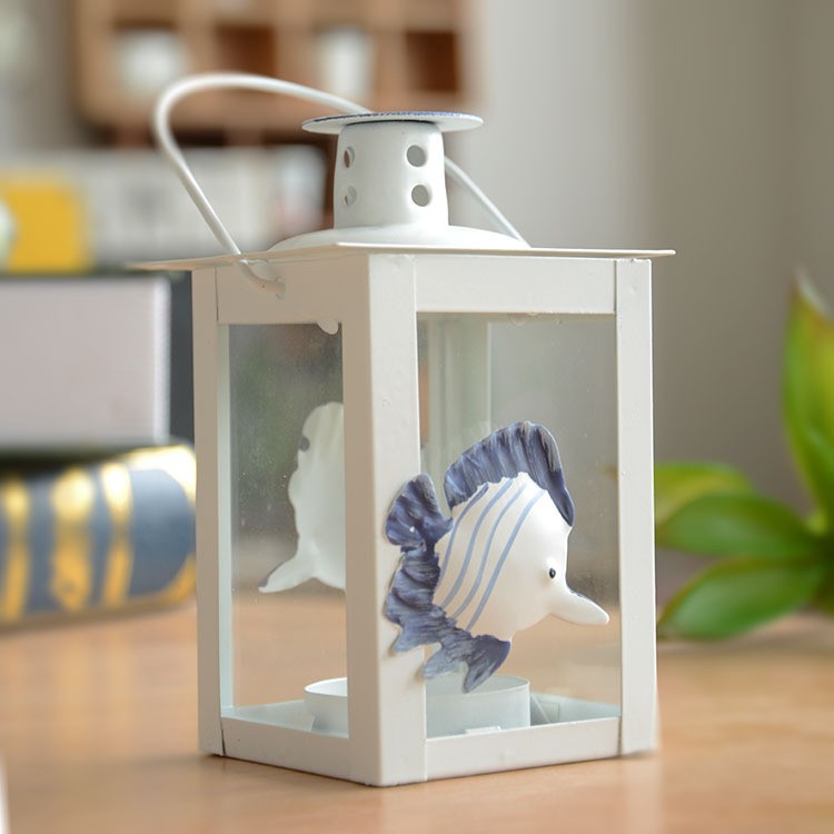 Vintage Sea Themed Candle Holder for Home Decor