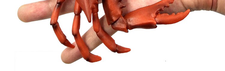 Plastic Crab Figurine for Home Decor