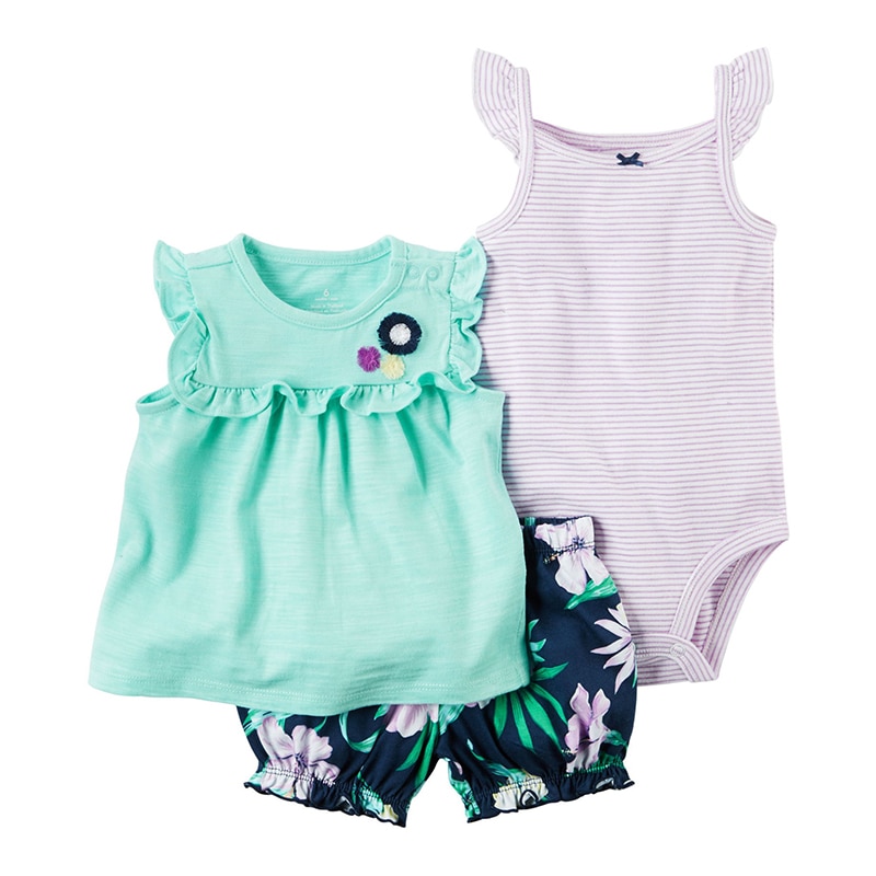 Baby Girl’s Cute Cotton Clothing Set Baby Girl’s Cute Cotton Clothing Set