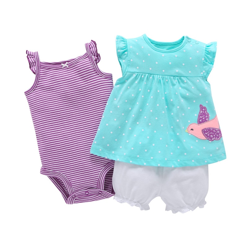 Baby Girl’s Cute Cotton Clothing Set Baby Girl’s Cute Cotton Clothing Set