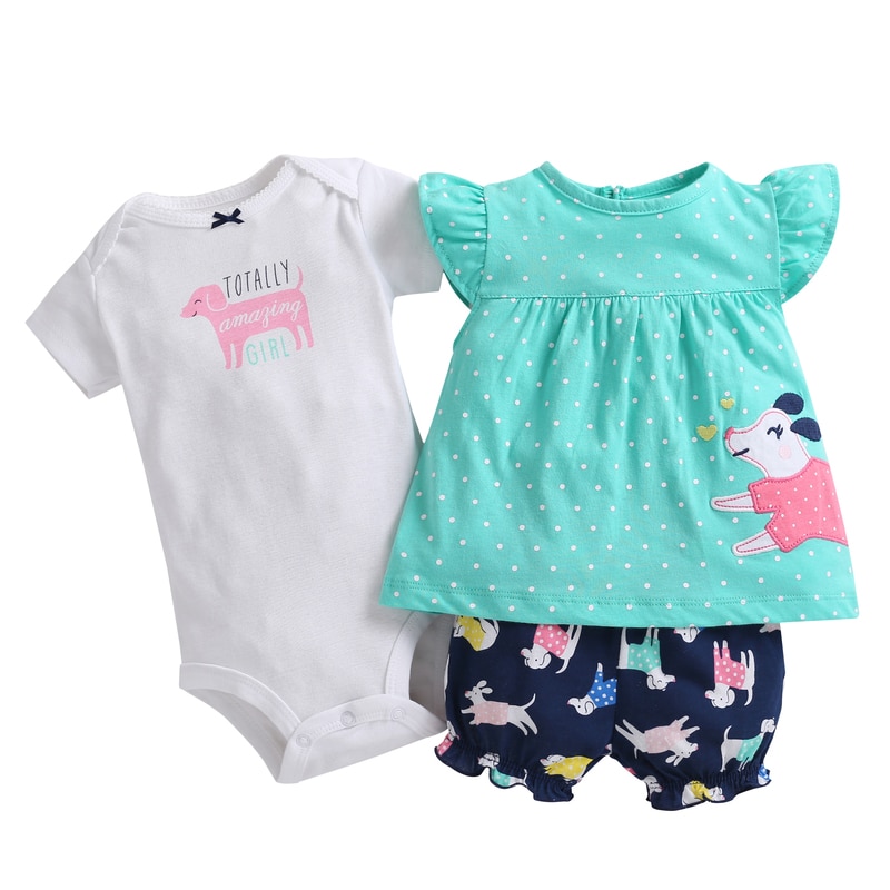 Baby Girl’s Cute Cotton Clothing Set Baby Girl’s Cute Cotton Clothing Set