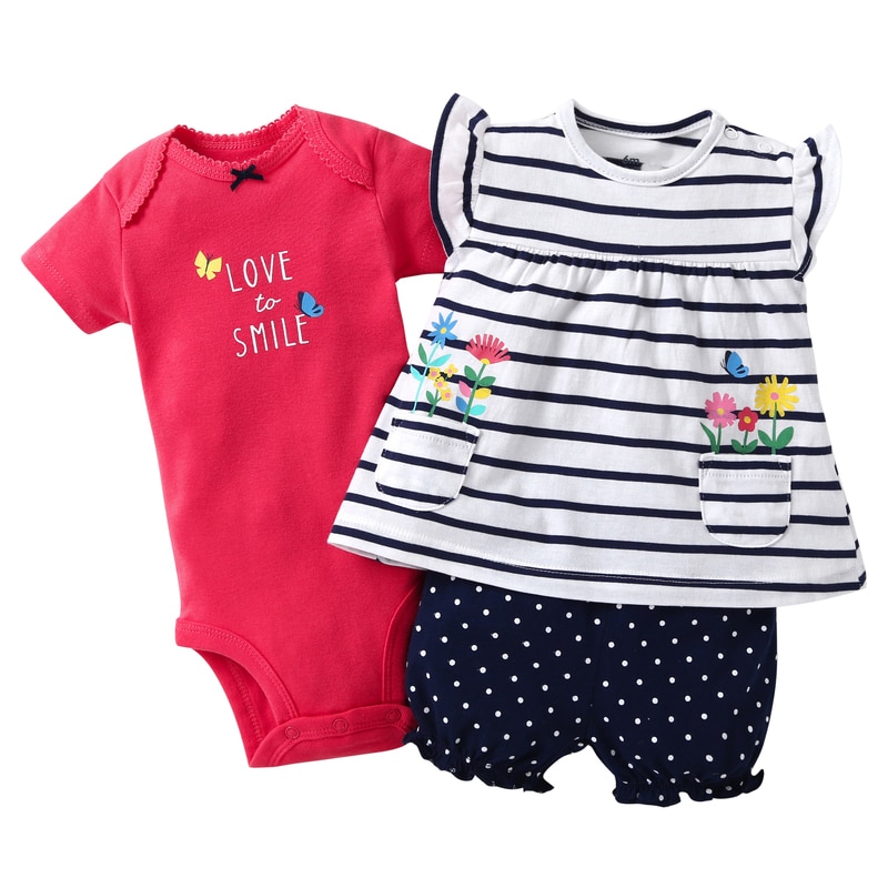 Baby Girl’s Cute Cotton Clothing Set Baby Girl’s Cute Cotton Clothing Set