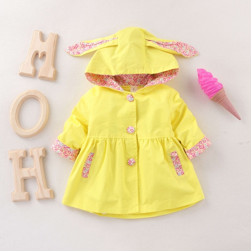 Hooded Coat for Baby Girls