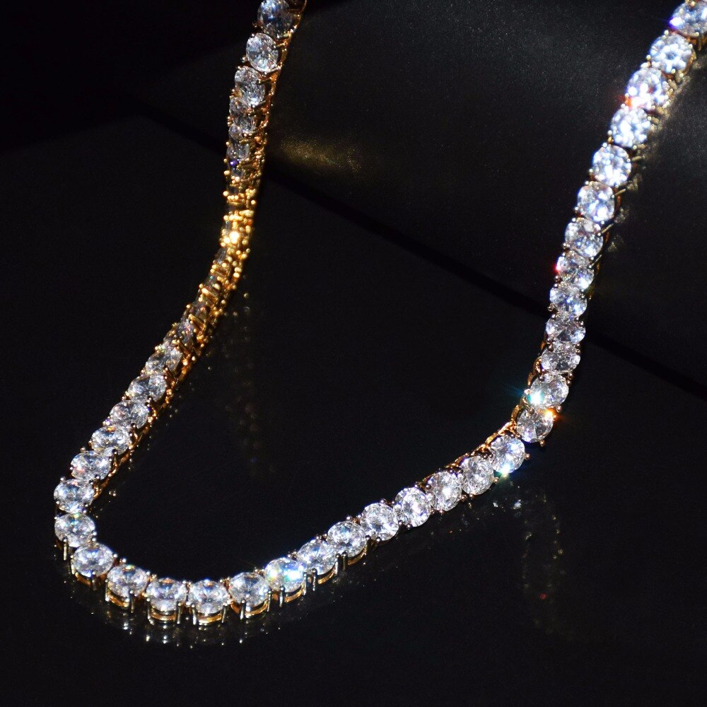 Women's Multilength Zircon Chain Necklace