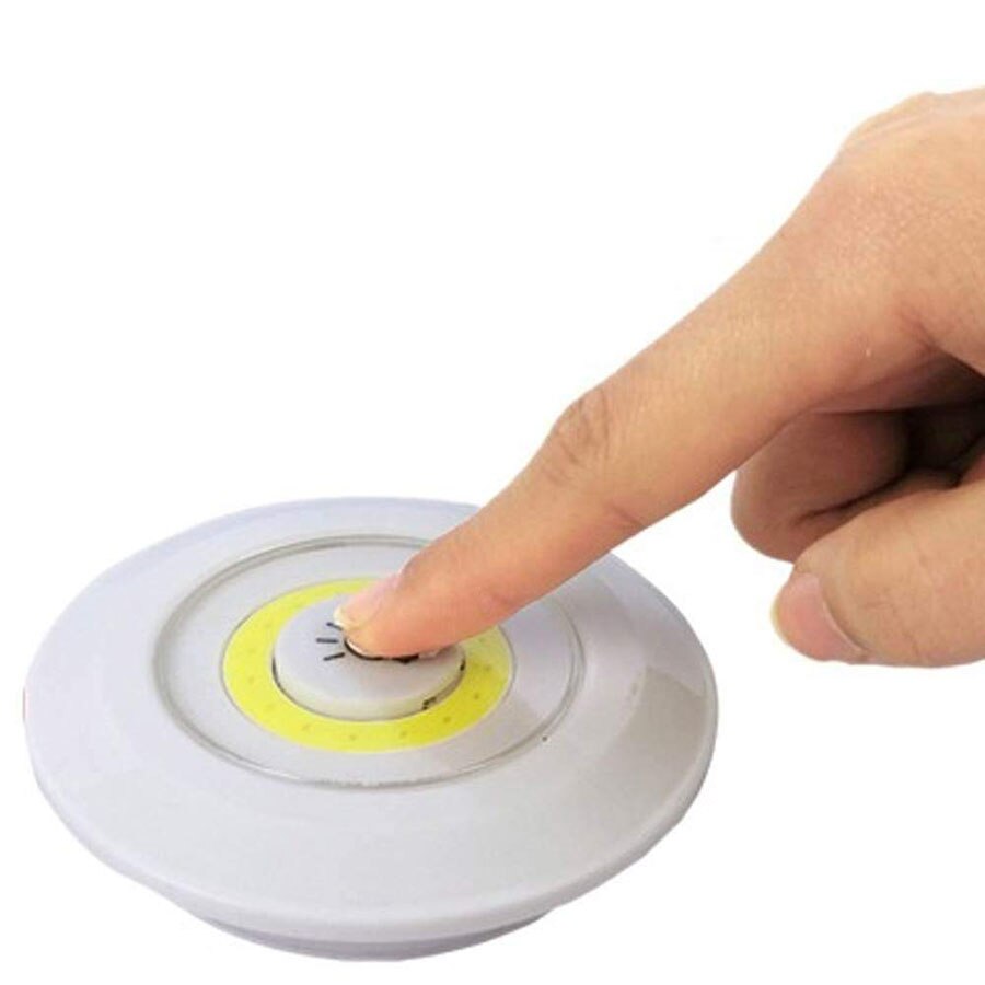 Dimmable Round LED Under Cabinet Lights with Remote Control