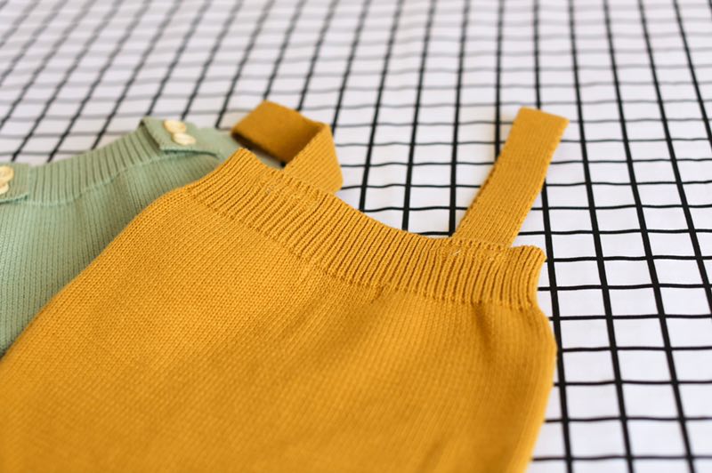 Solid Color Baby's Romper