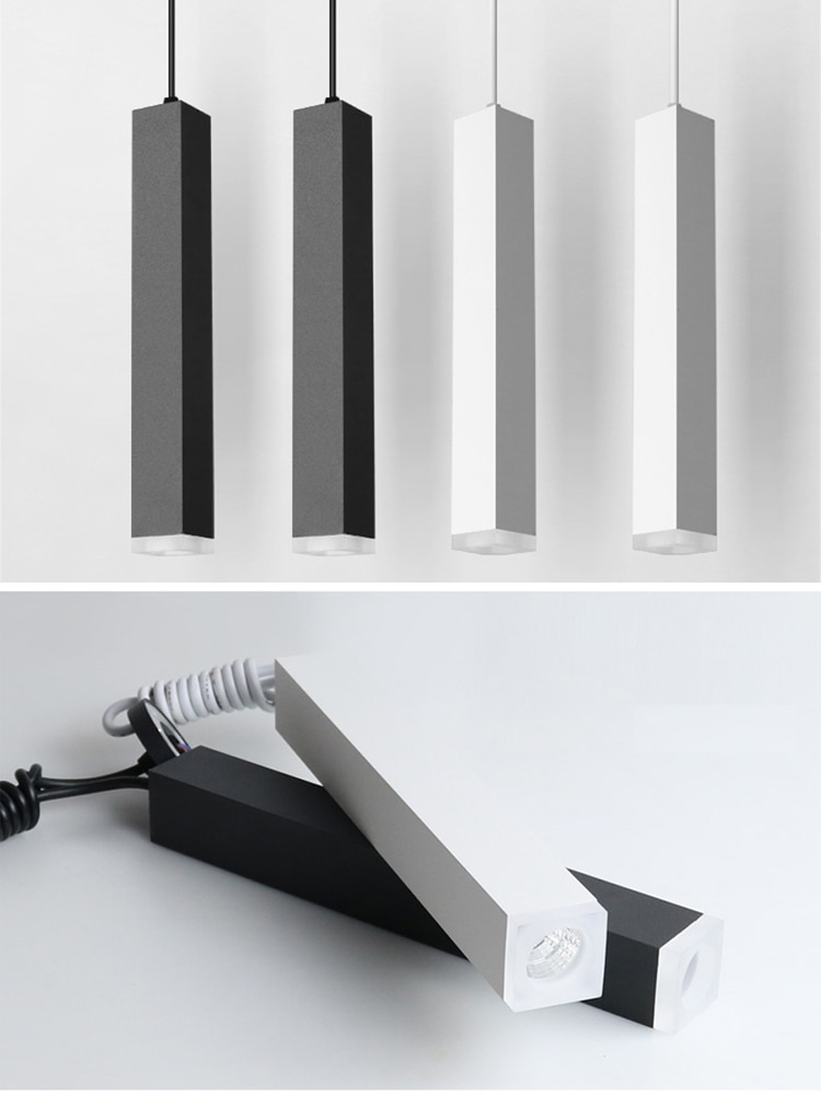 Dimmable Minimalist Tube Pendant Lamp - Sage Design Group - Annette Sage, CEO