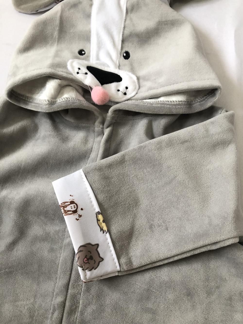 Hooded Animal Bathrobe for Boys