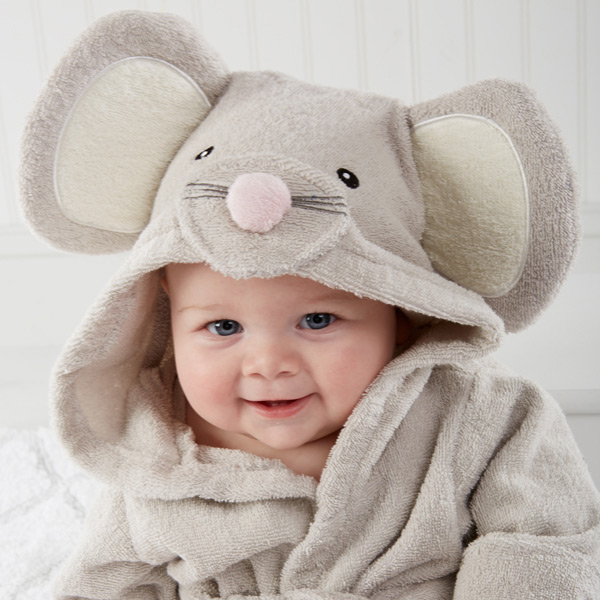 Hooded Animal Bathrobe for Boys
