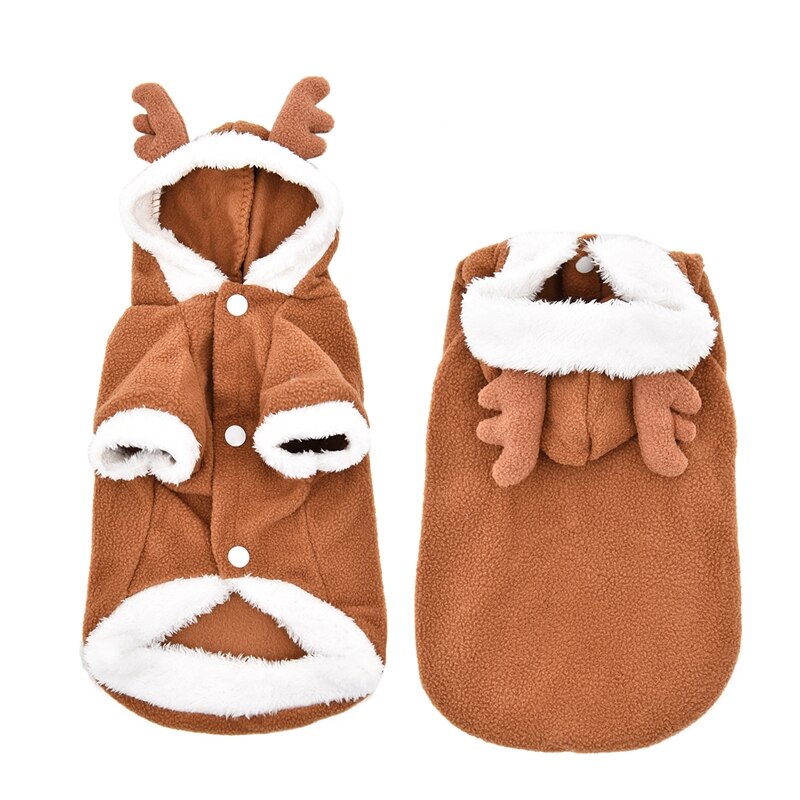 Dog's Cute Deer Jumpsuit