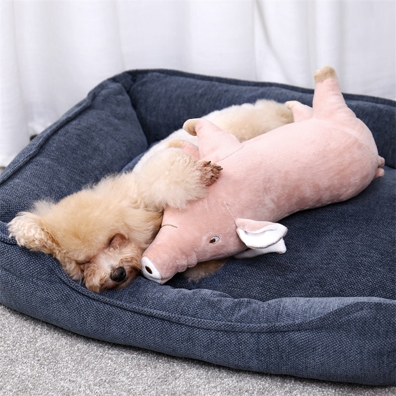 Warm and Soft Pig Shaped Toys for Dogs for Sleeping