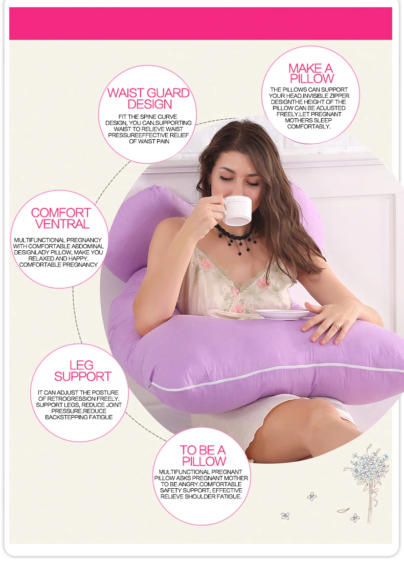 U Shaped Sleeping Support Pillow for Pregnant Women U Shaped Sleeping Support Pillow for Pregnant Women