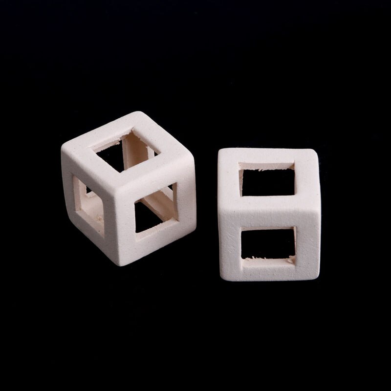 Ceramic Cube Aquarium Decor